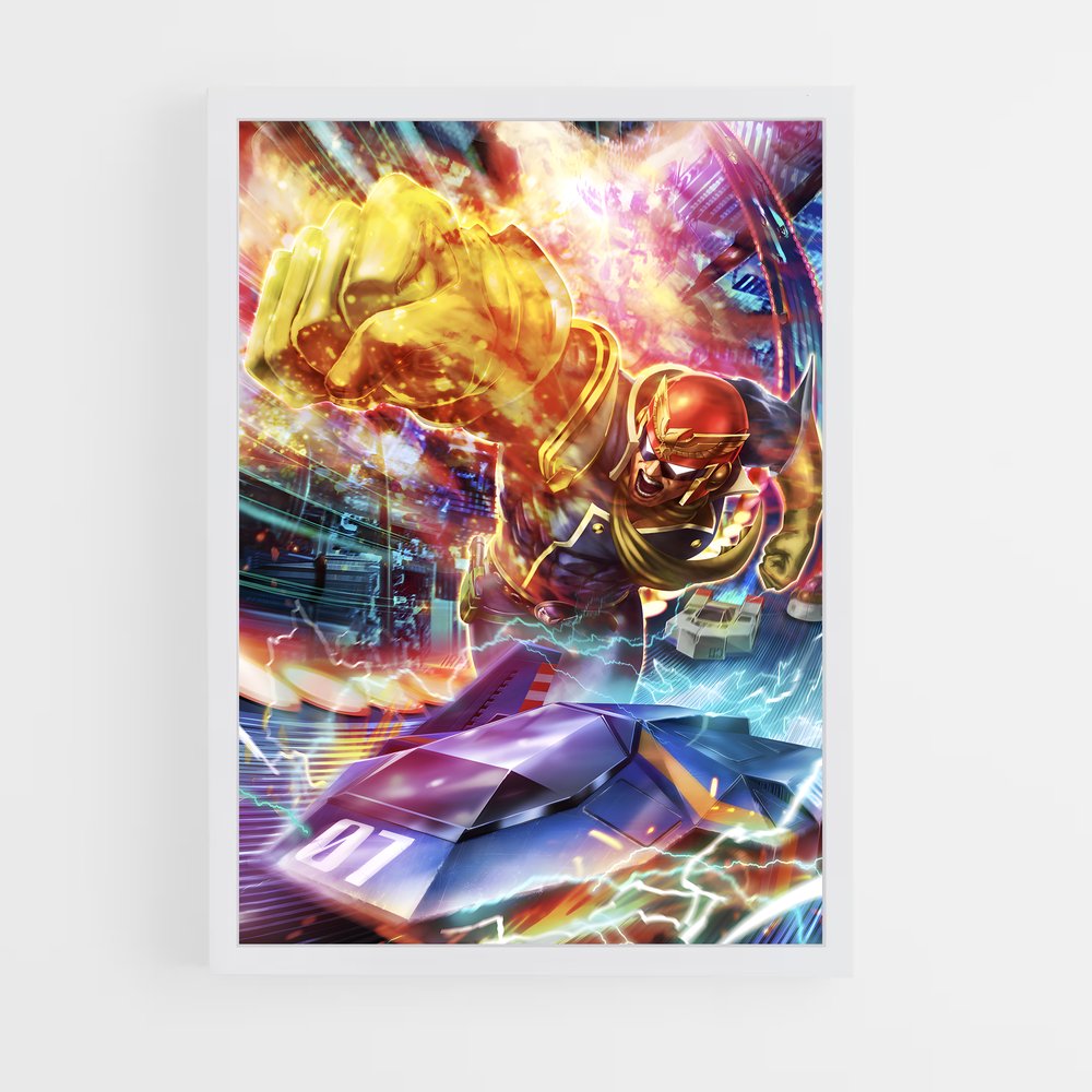 Poster Power Rangers: Fusion Énergétique – affiche Super Smash Bros (vue 3)